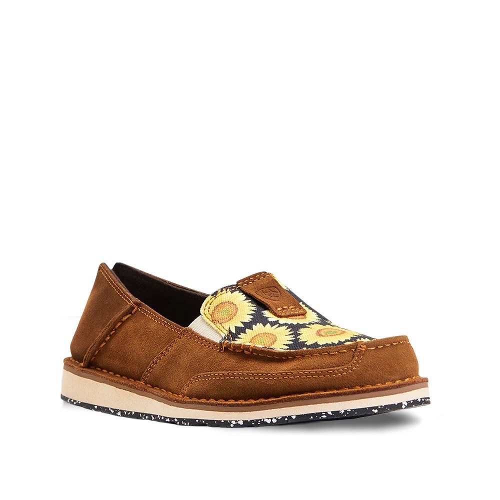 Ariat Ladies Cruiser Peanut & Field of Sun Print Shoes